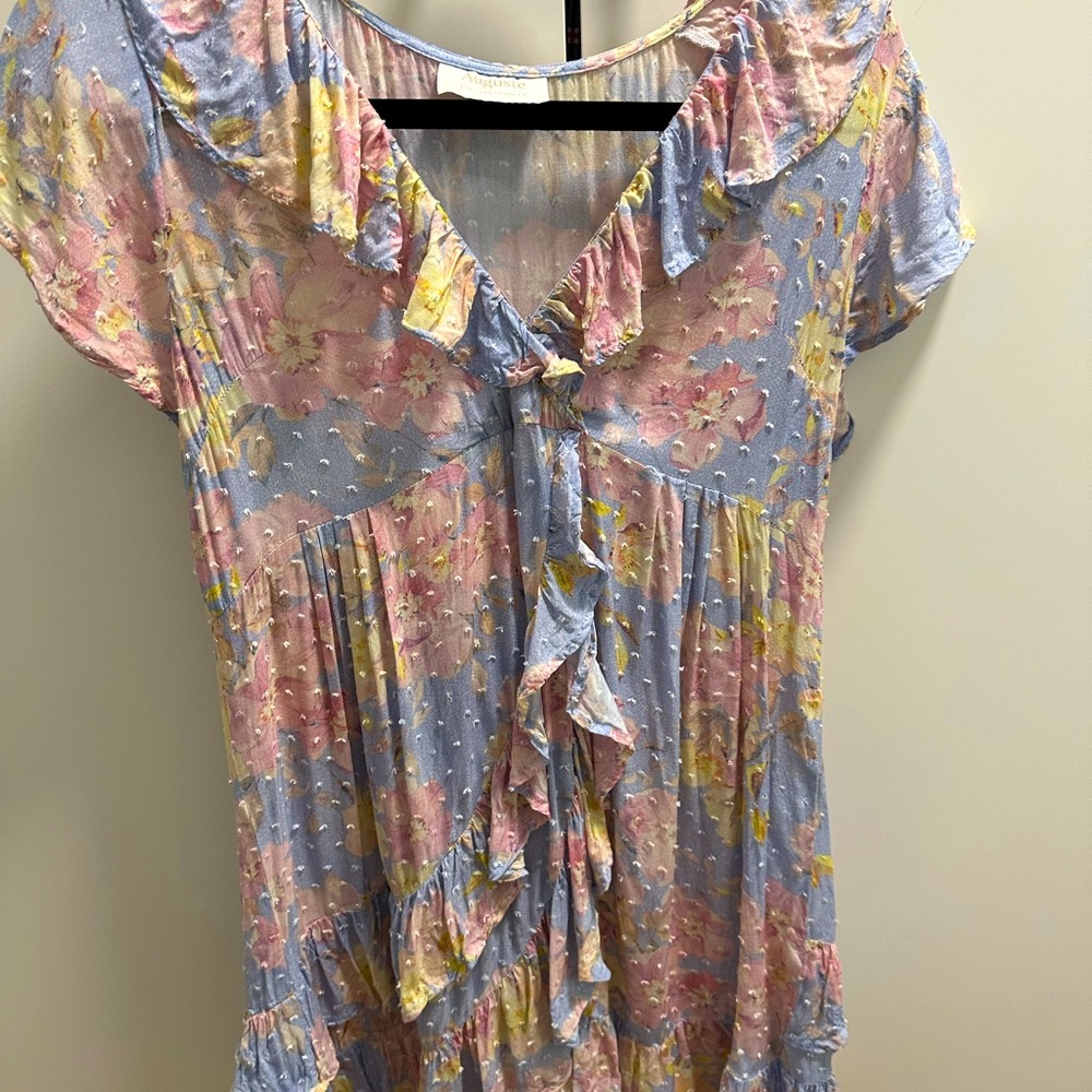 Auguste the label floral mini dress